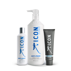 PACK CHAMPU ANTI FRIZZ : ACONDICIONADOR 1L + CHAMPU 250 ML + SMOOTH 150